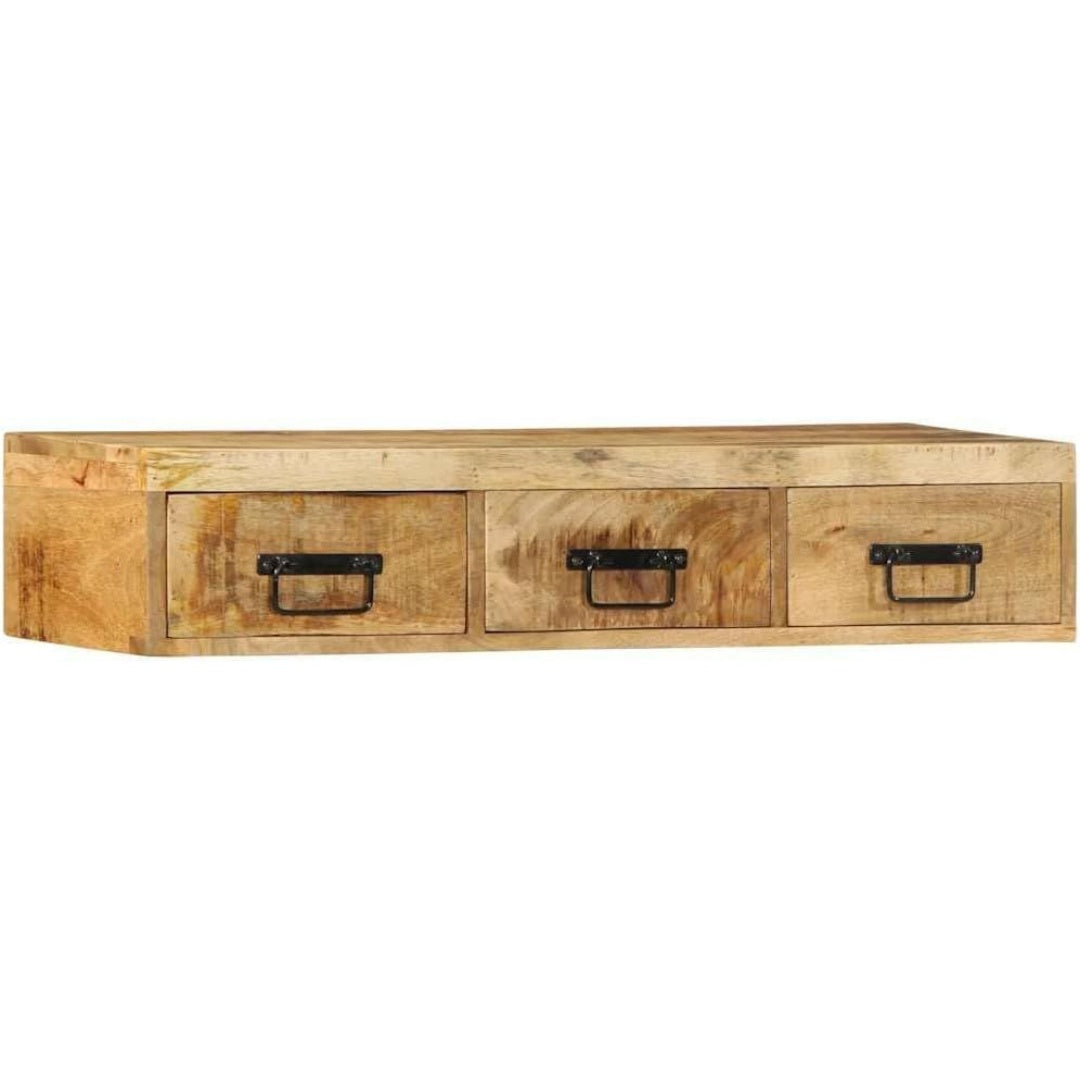 Pour un interieur harmonieux, armoire avec portes, a l'aspect bois en finition bois naturel