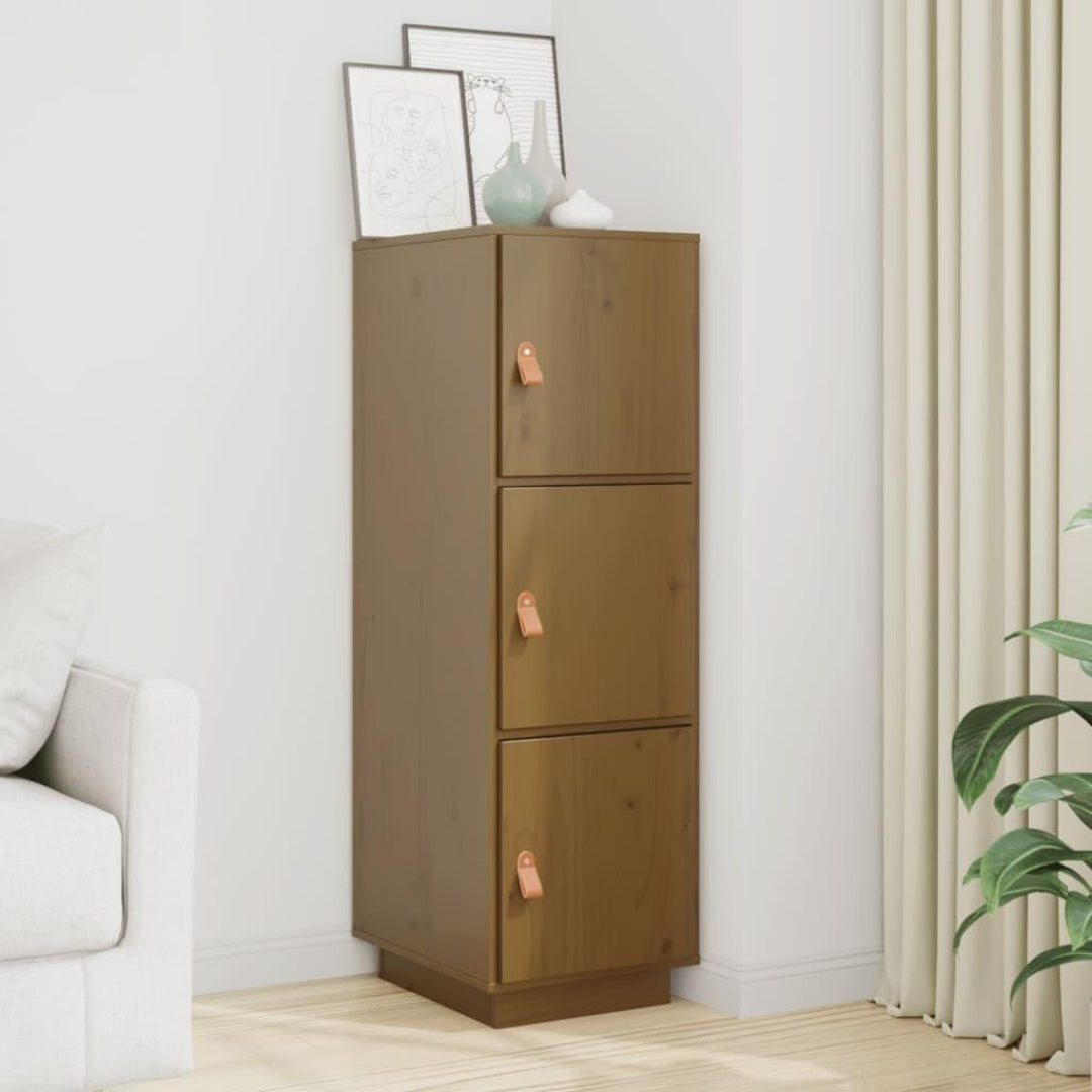 Une touche de caractere, buffet avec portes, avec etageres dans un ton marron et naturel