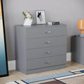 Une touche de caractere, commode avec tiroirs, avec portes dans un ton gris et dore