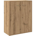 Une touche de caractere, buffet avec portes, a l'aspect bois dans un ton chene et bois naturel