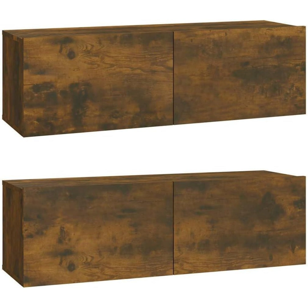 Un espace mieux organise grace a ce armoire avec portes, a l'aspect bois, finition chene et bois naturel