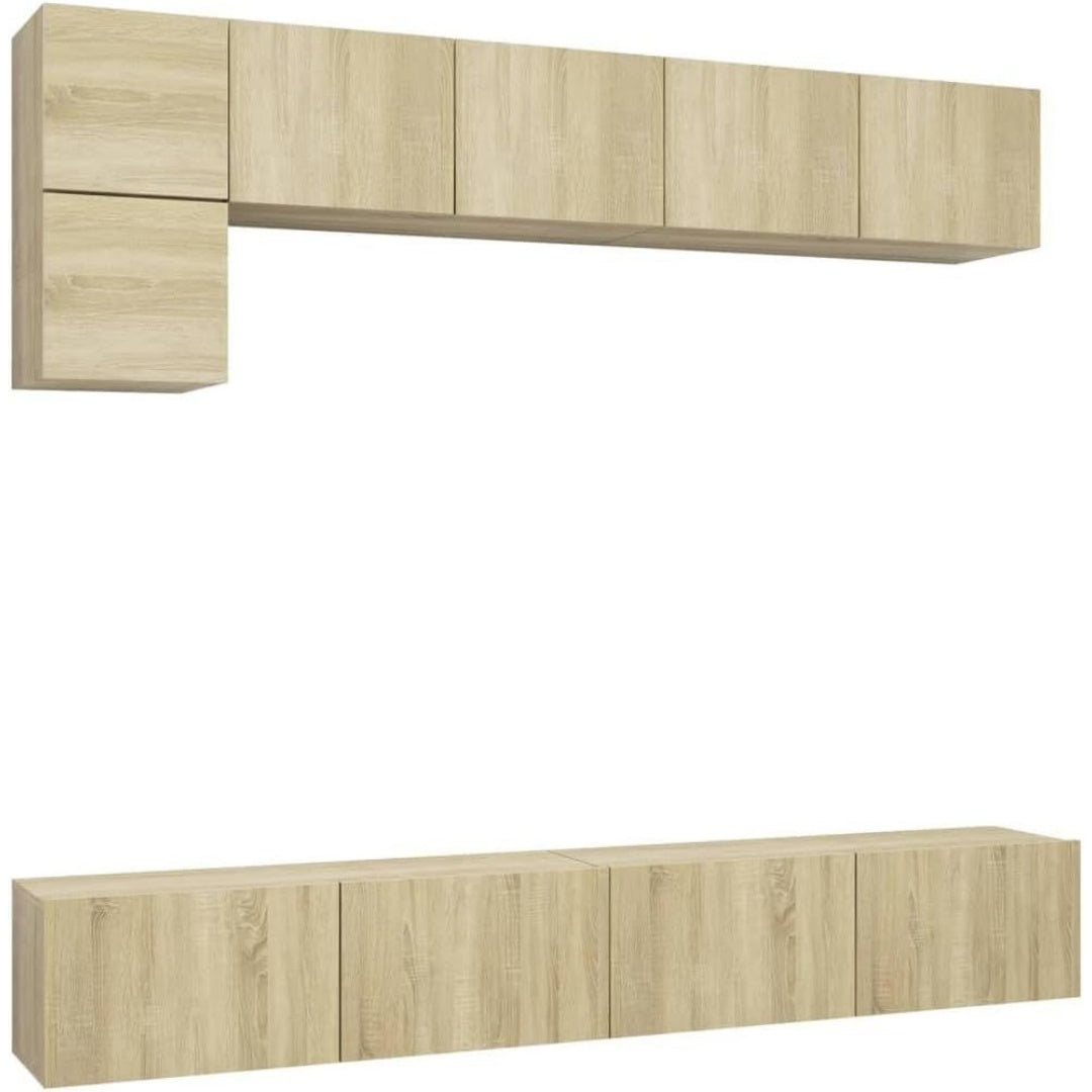 Une touche de caractere, armoire avec portes, a l'aspect bois dans un ton chene et bois naturel