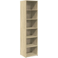 Le charme du rangement avec ce buffet a l'aspect bois, coloris chene et bois naturel