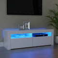 Pour un interieur harmonieux, table aux lignes contemporaines en finition blanc