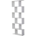 Une touche de caractere, bibliotheque avec portes, avec etageres dans un ton blanc