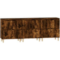 Pour un interieur harmonieux, buffet a l'aspect bois en finition chene et bois naturel